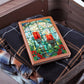 Christmas Stained Glass Design 016 - Vegan Leather Journal