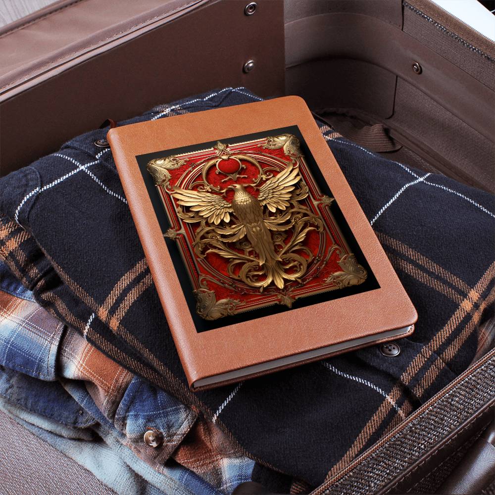 Ornate Gold Cover 074 - Vegan Leather Journal