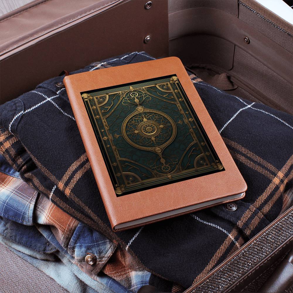 Ornate Gold Cover 053 - Vegan Leather Journal