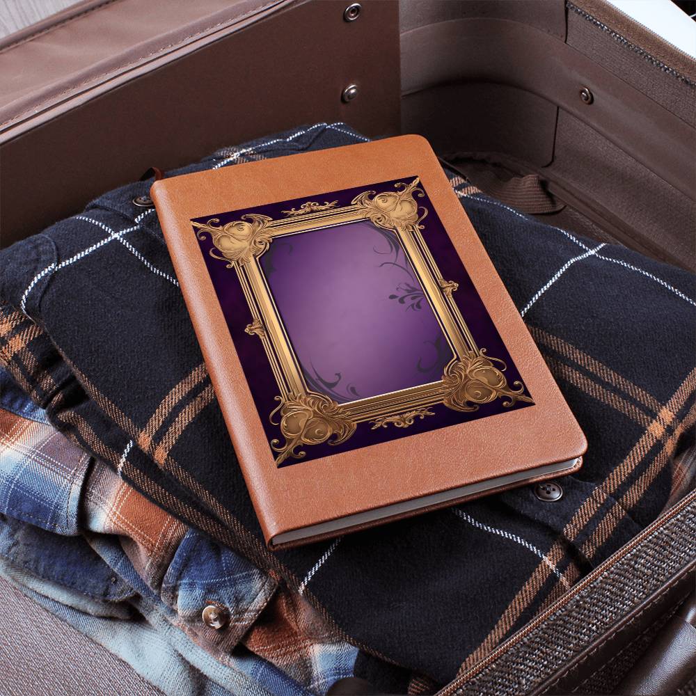 Ornate Gold Cover 064 - Vegan Leather Journal
