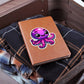 Cute Octopus sticker 105 - Vegan Leather Journal