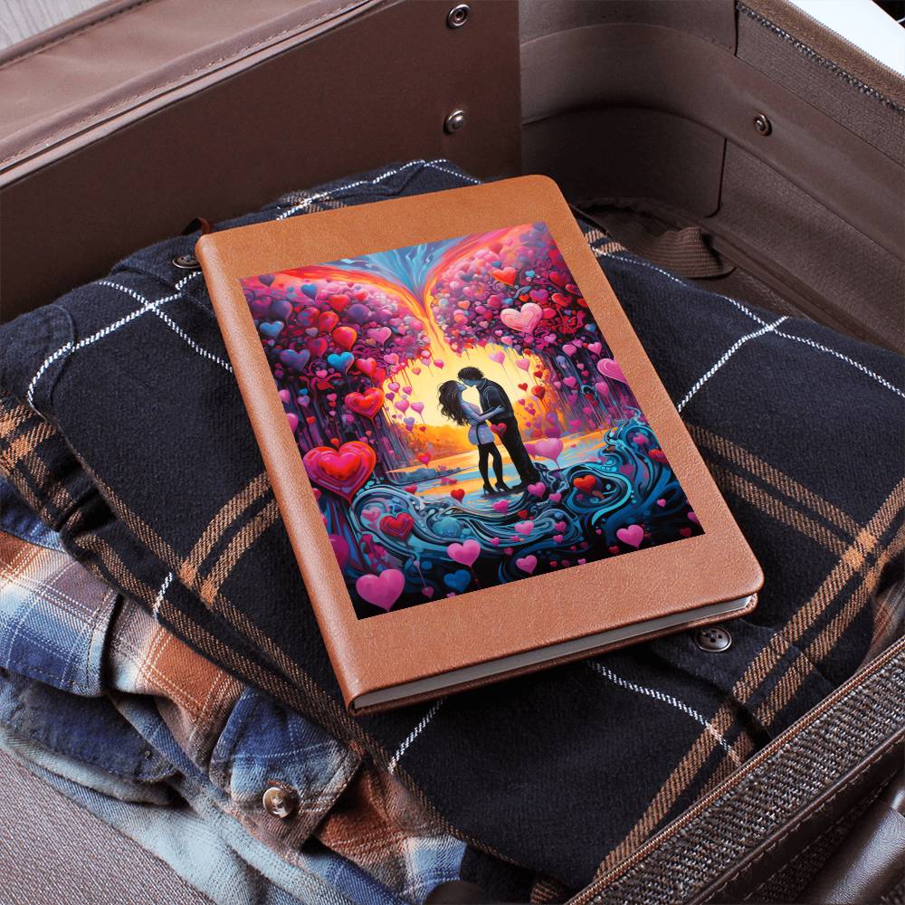 Valentine's Day Art 127 - Vegan Leather Journal
