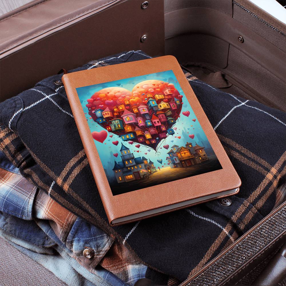 Valentine's Day Art 457 - Vegan Leather Journal