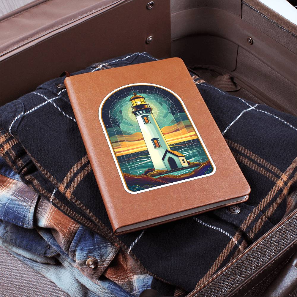 Minimalist BOHO Art 014 - Vegan Leather Journal