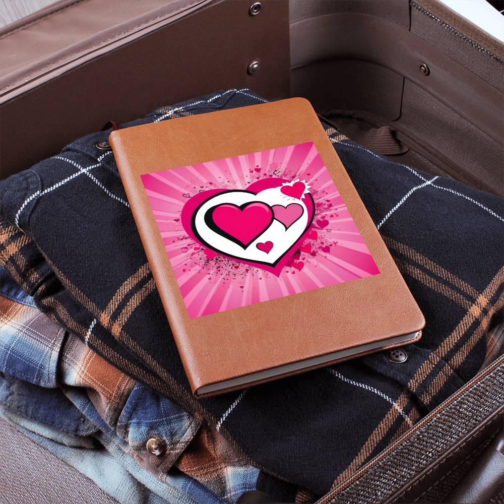 Valentine's Day Pop Art 04 - Vegan Leather Journal
