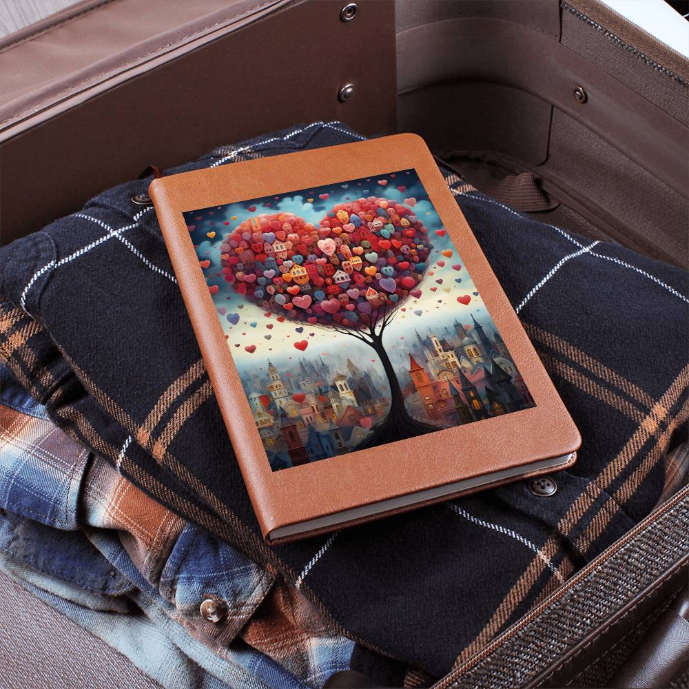 Valentine's Day Art 090 - Vegan Leather Journal