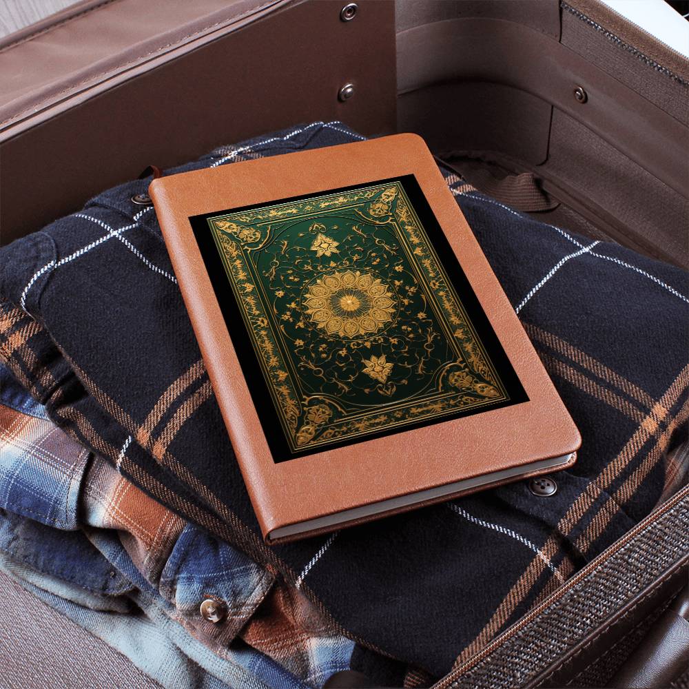 Ornate Gold Cover 096 - Vegan Leather Journal