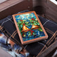 Christmas Stained Glass Design 003 - Vegan Leather Journal