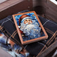 Christmas Stained Glass Design 007 - Vegan Leather Journal