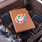 Cute Back to School Sticker 098 - Vegan Leather Journal