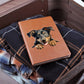 Beauceron Peeking - Vegan Leather Journal