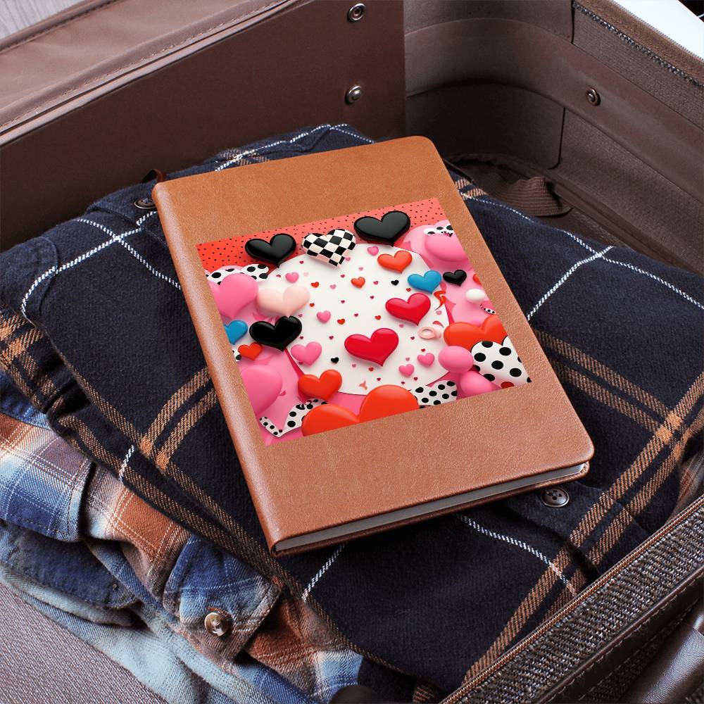 Valentine's Day Pop Art 14 - Vegan Leather Journal