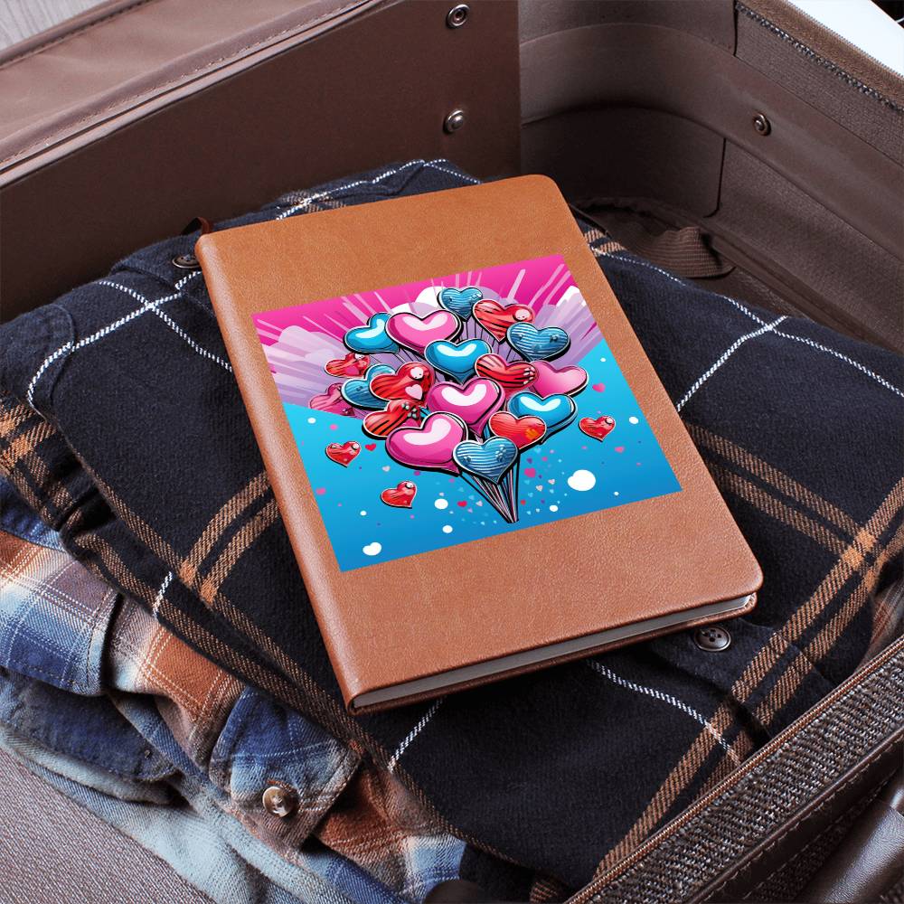 Valentine's Day Pop Art 18 - Vegan Leather Journal