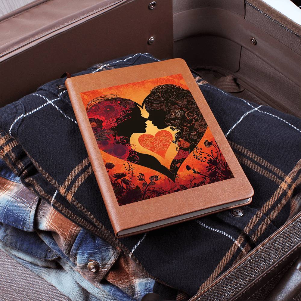 Valentine's Day Art 095 - Vegan Leather Journal
