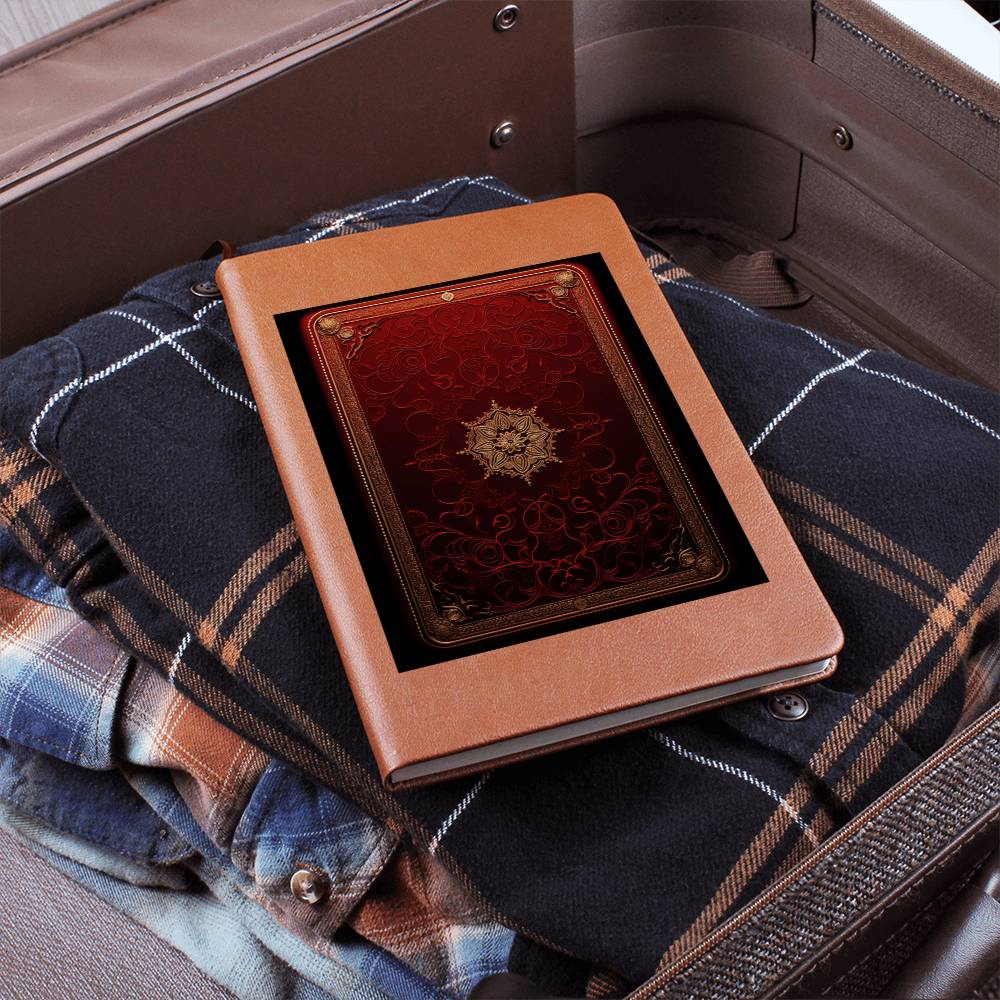 Ornate Gold Cover 088 - Vegan Leather Journal