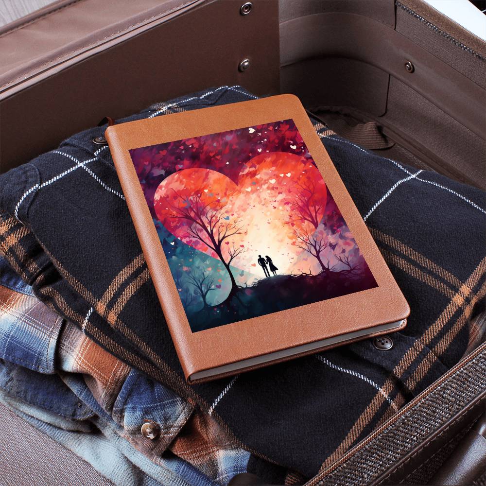 Valentine's Day Art 035 - Vegan Leather Journal