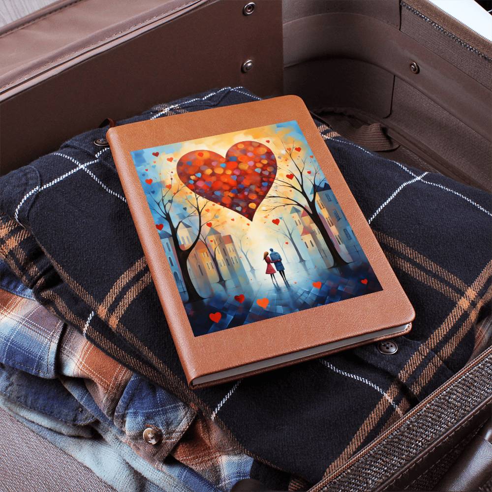 Valentine's Day Art 129 - Vegan Leather Journal