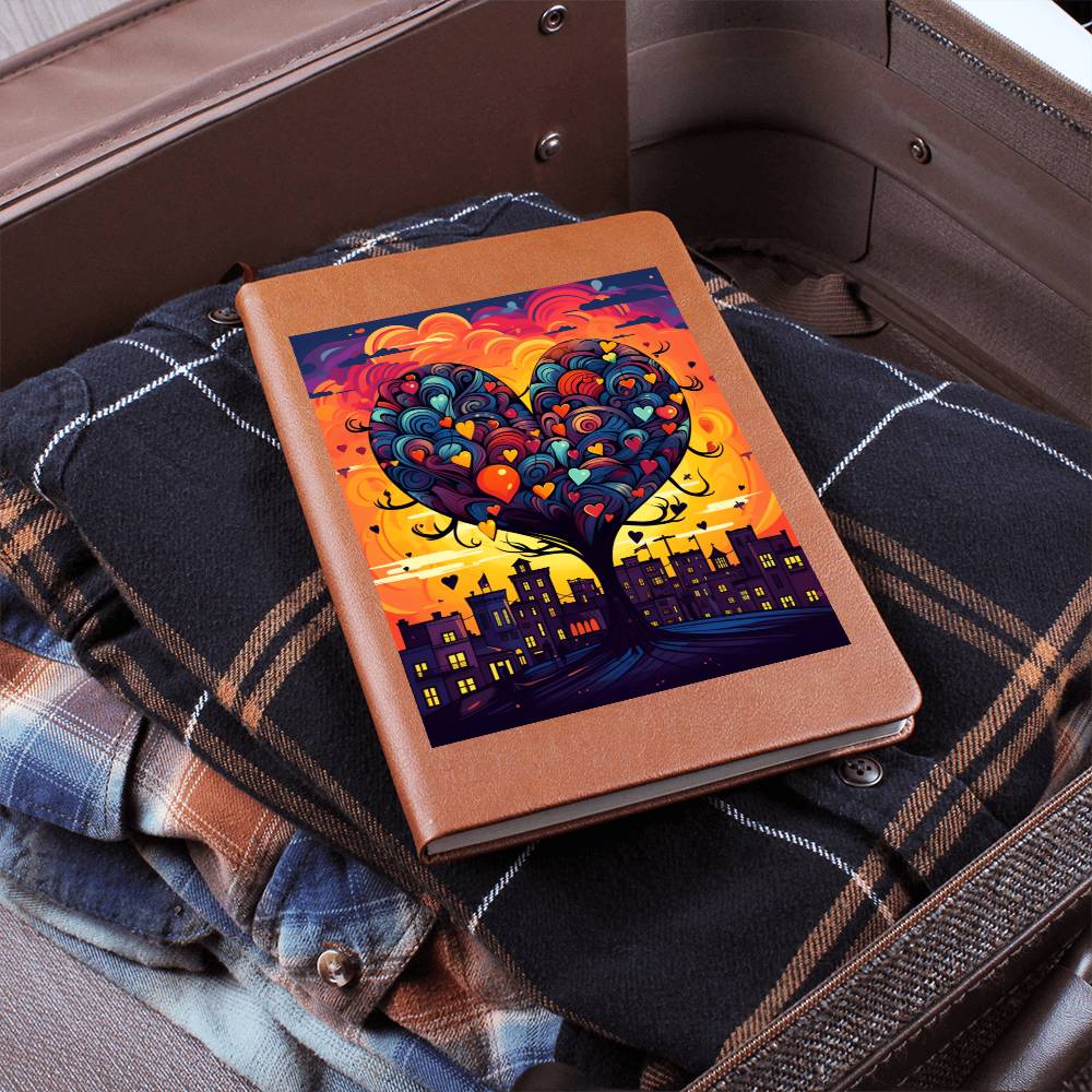 Valentine's Day Art 044 - Vegan Leather Journal