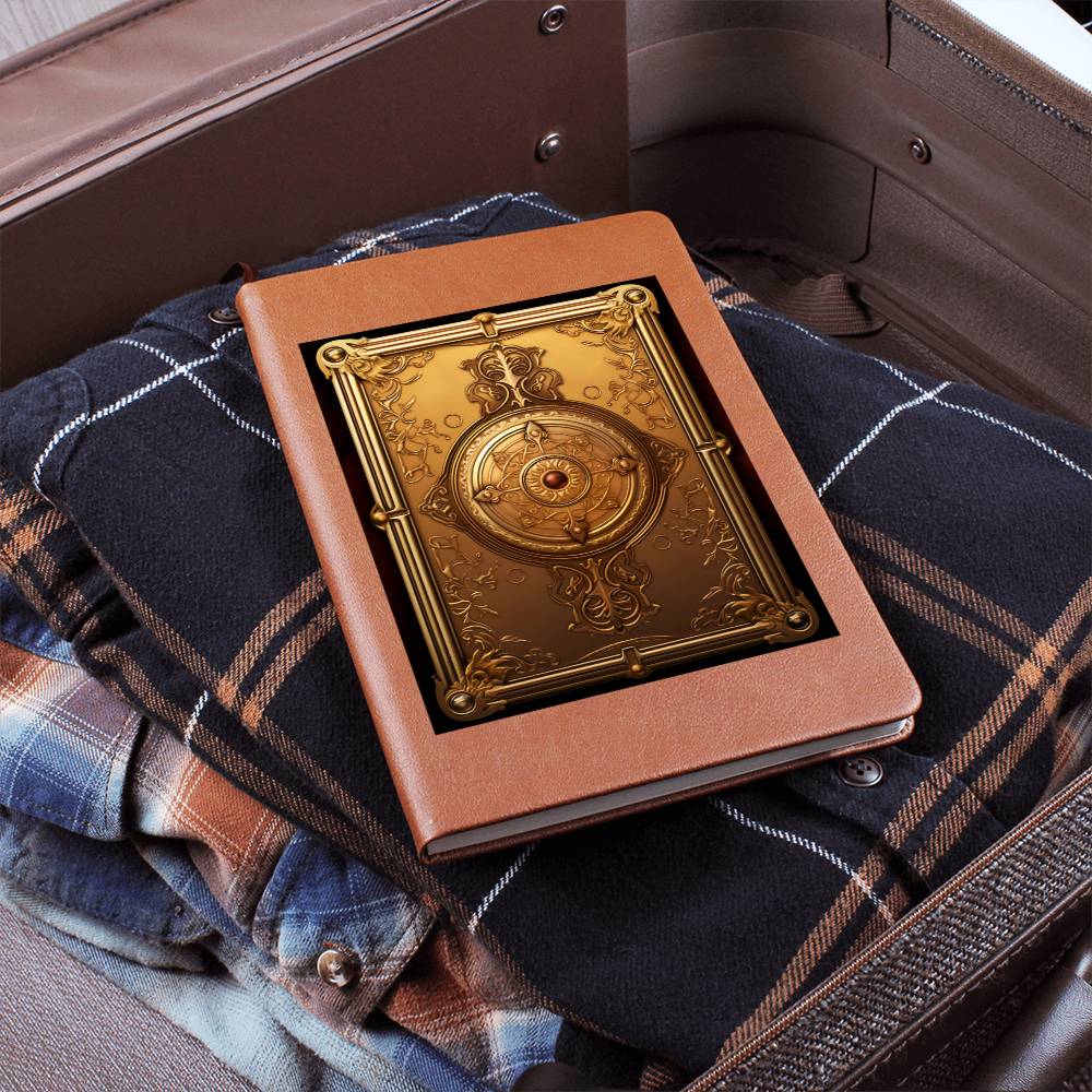 Ornate Gold Cover 060 - Vegan Leather Journal