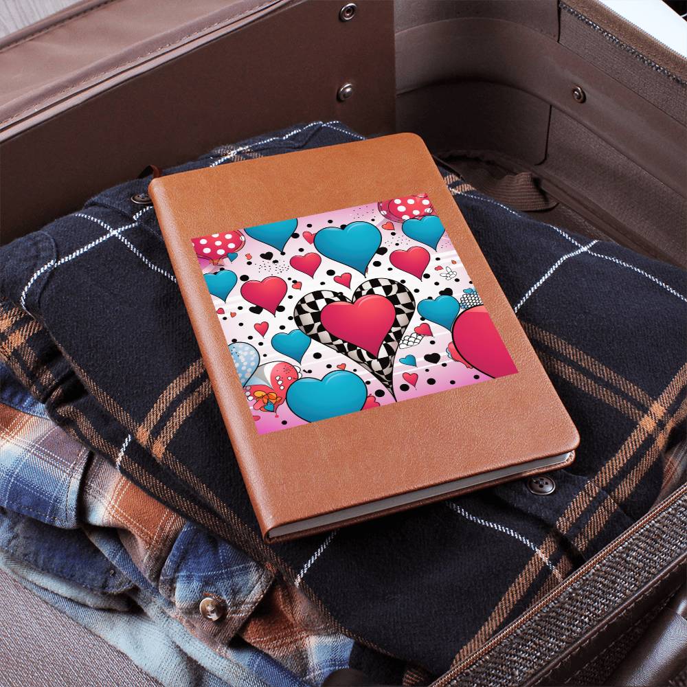 Valentine's Day Pop Art 13 - Vegan Leather Journal