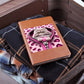 Valentine's Day Cat And Zipper 009 - Vegan Leather Journal