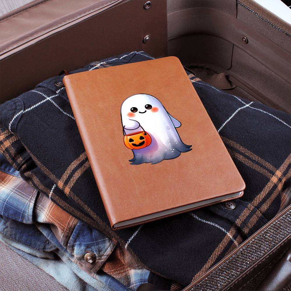 Cute Halloween Sticker 069 - Vegan Leather Journal
