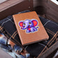 Cute Elephant sticker 46 - Vegan Leather Journal
