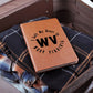 Heart In West Virginia v01 - Vegan Leather Journal