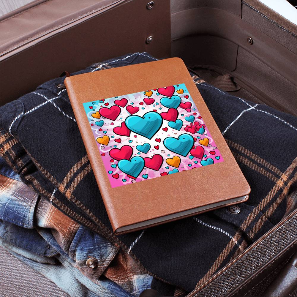 Valentine's Day Pop Art 19 - Vegan Leather Journal