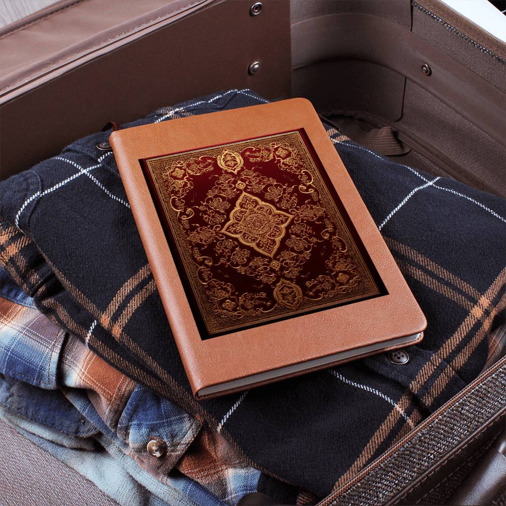 Ornate Gold Cover 089 - Vegan Leather Journal