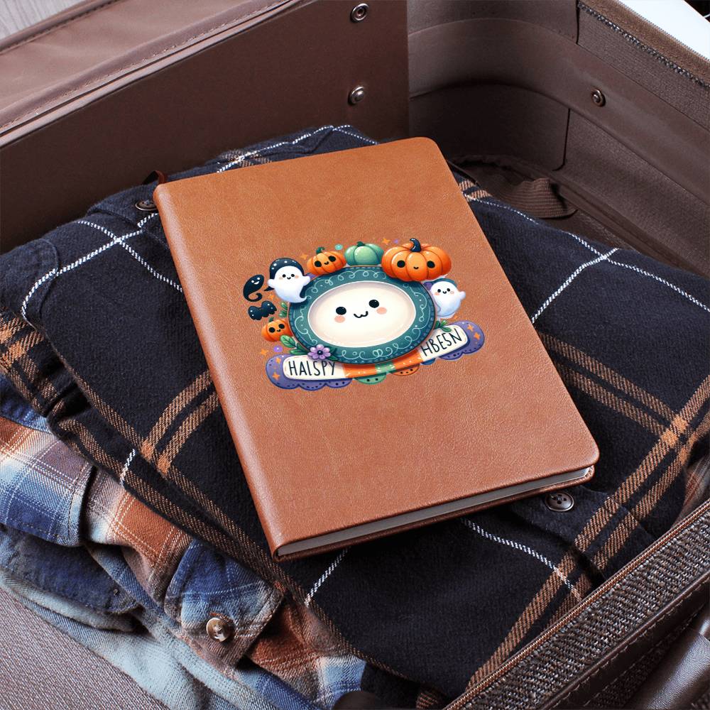 Cute Halloween Sticker 017 - Vegan Leather Journal
