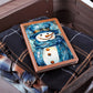 Christmas Stained Glass Design 009 - Vegan Leather Journal
