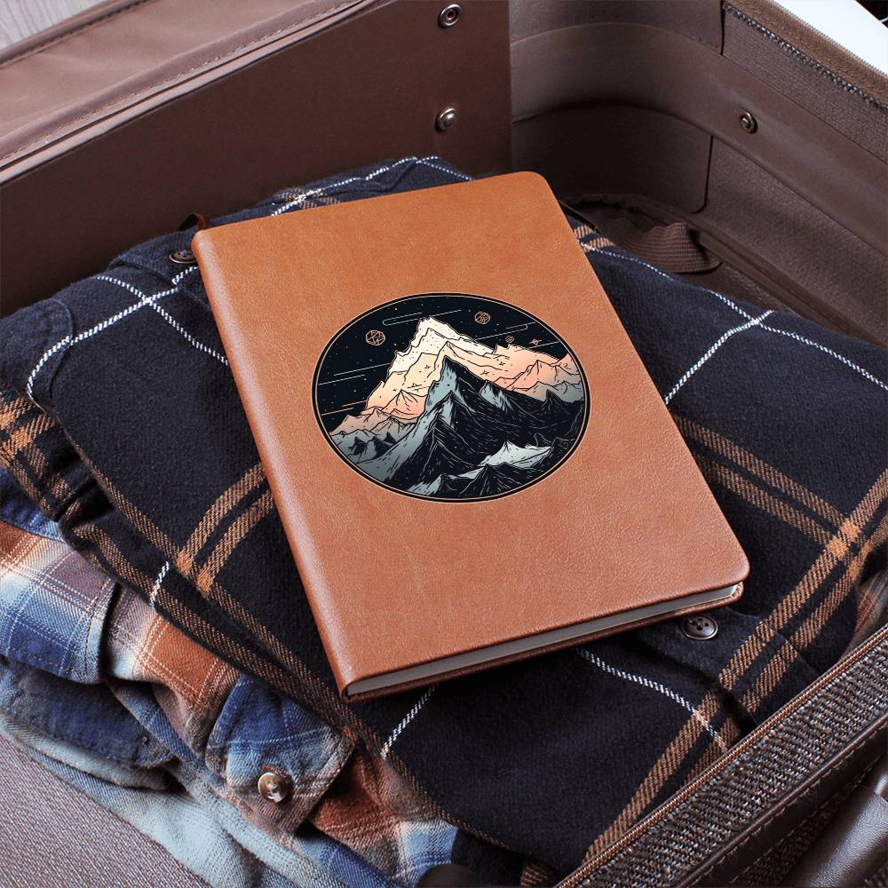 Minimalist BOHO Art 017 - Vegan Leather Journal