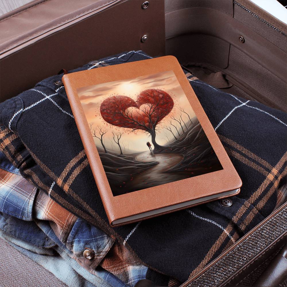 Valentine's Day Art 048 - Vegan Leather Journal