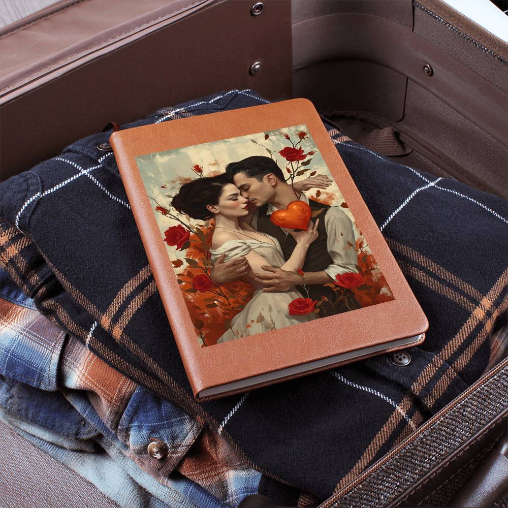 Valentine's Day Art 020 - Vegan Leather Journal