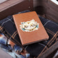 Luxury Wedding Decor Sticker 083 - Vegan Leather Journal