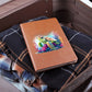 Cute Sea Turtle 006 - Vegan Leather Journal