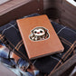 Cute Binturong sticker 01 - Vegan Leather Journal