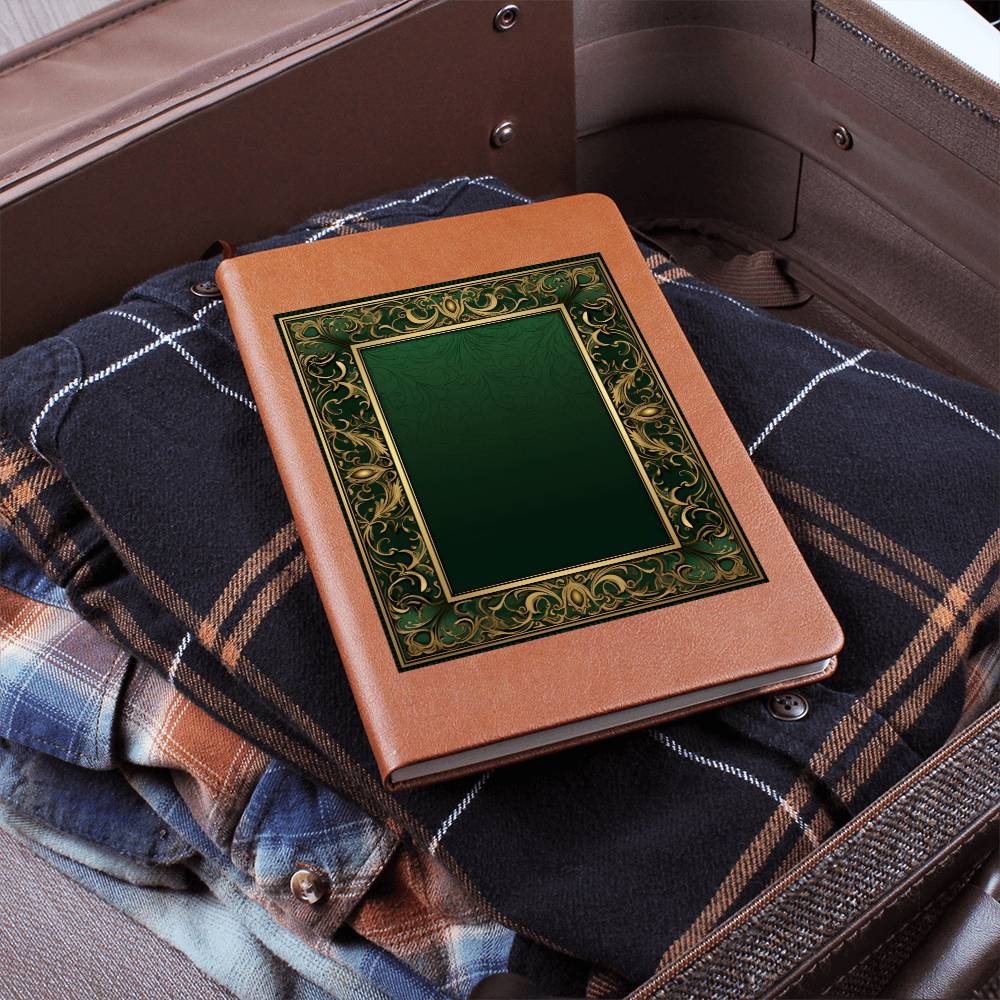 Ornate Gold Cover 091 - Vegan Leather Journal