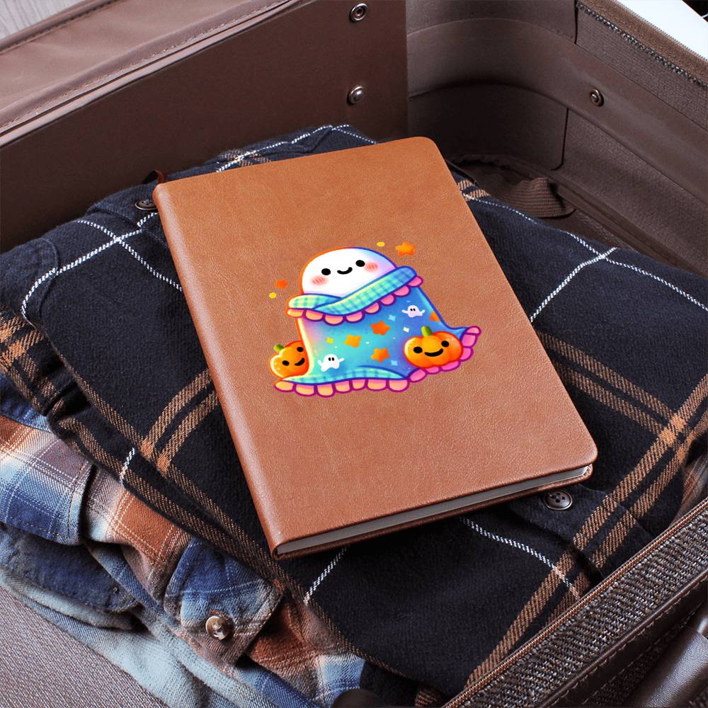 Cute Halloween Sticker 026 - Vegan Leather Journal