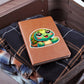 Cute Turtle sticker 203 - Vegan Leather Journal