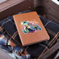 Cute Sea Turtle 012 - Vegan Leather Journal