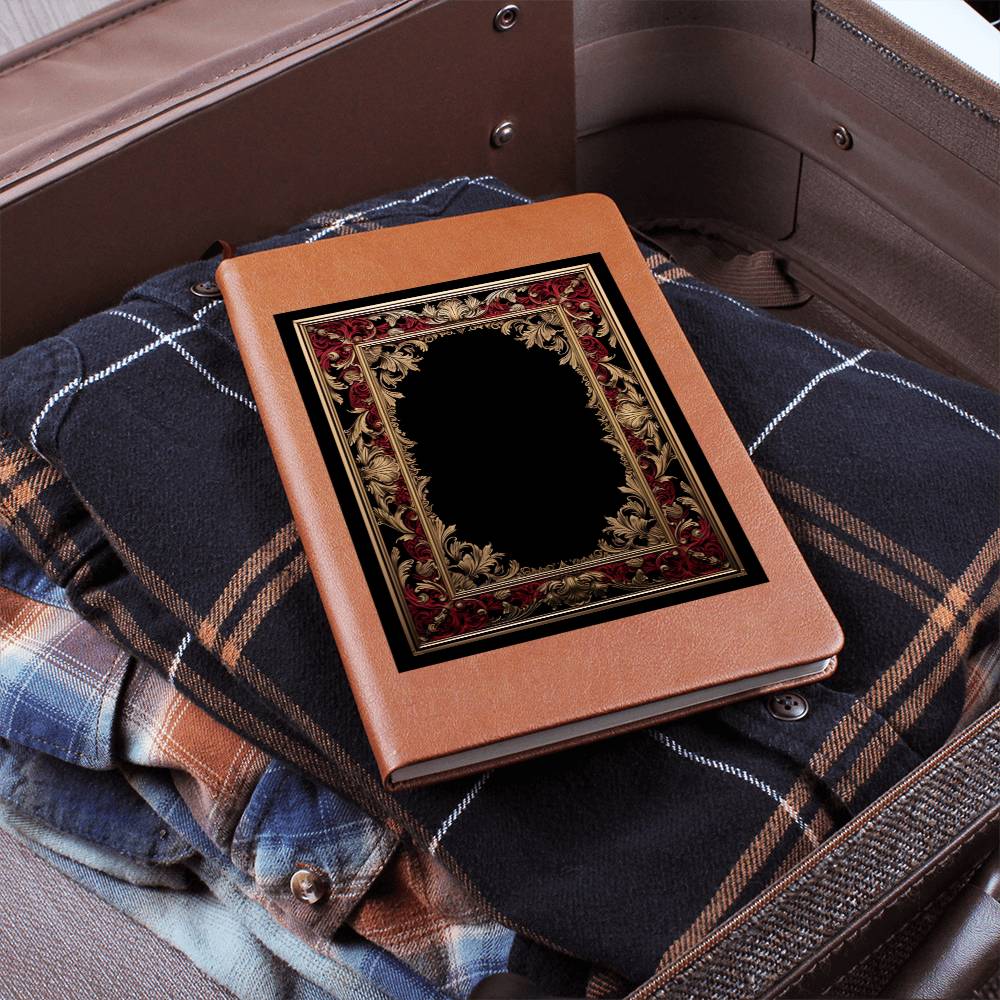Ornate Gold Cover 006 - Vegan Leather Journal