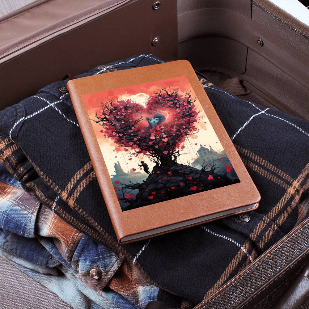 Valentine's Day Art 185 - Vegan Leather Journal