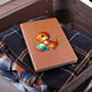 Colorful Baby Dinosaur 111 - Vegan Leather Journal