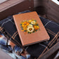 Floral Flower Wreath 145 - Vegan Leather Journal