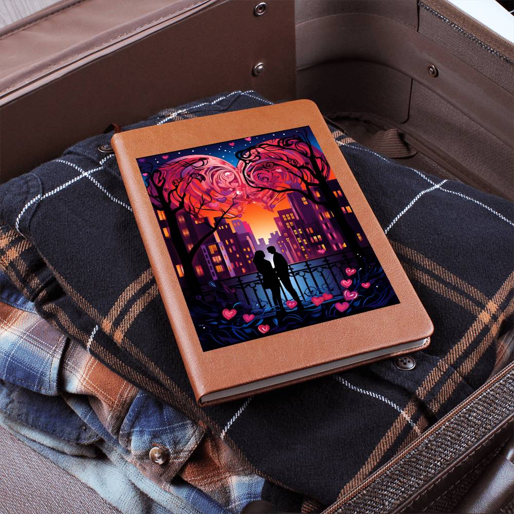 Valentine's Day Art 385 - Vegan Leather Journal