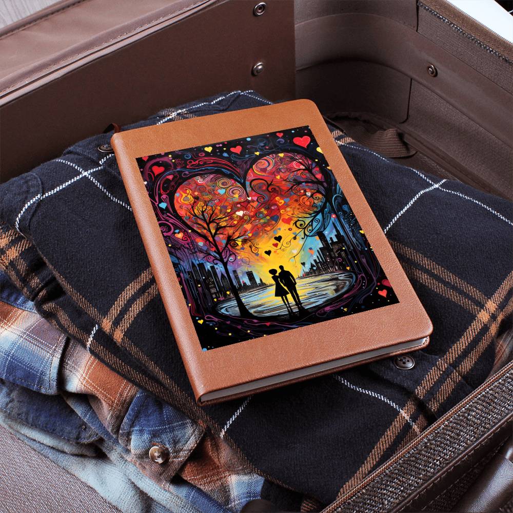 Valentine's Day Art 160 - Vegan Leather Journal