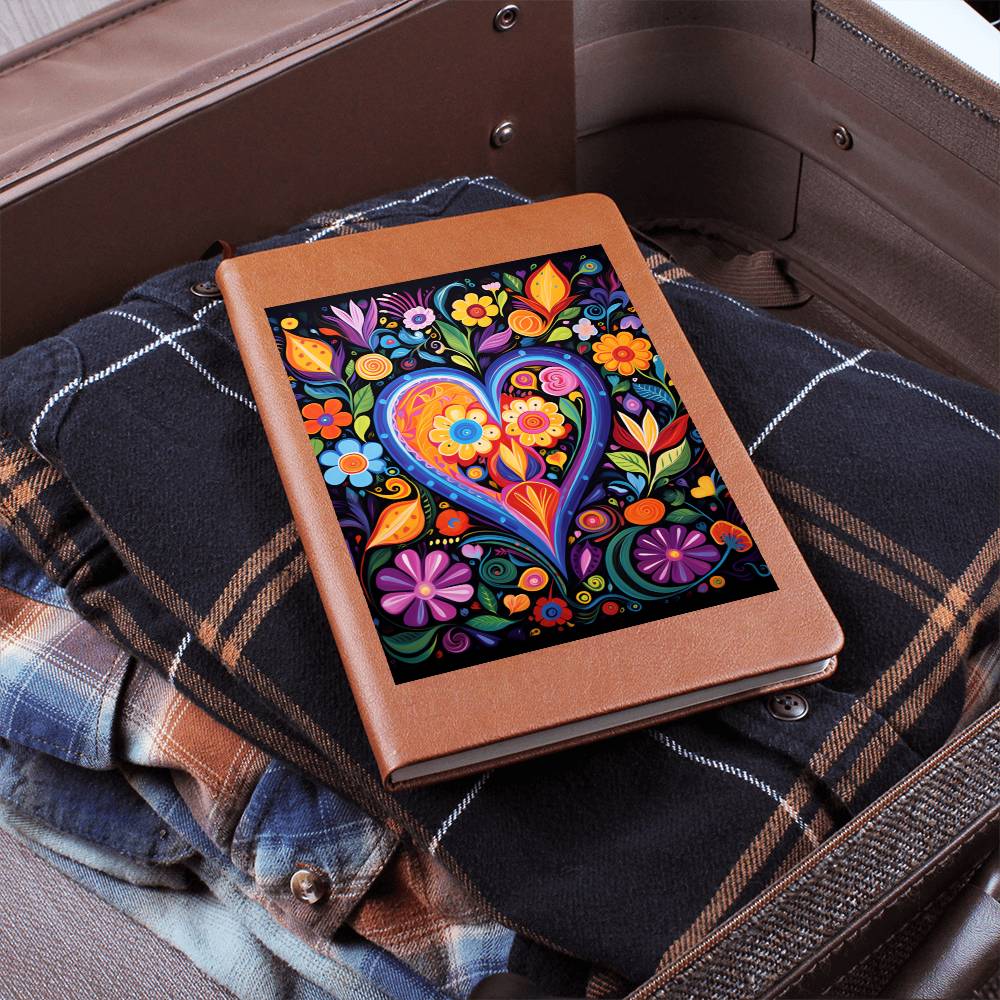 Valentine's Day Art 254 - Vegan Leather Journal