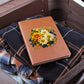 Floral Flower Wreath 093 - Vegan Leather Journal